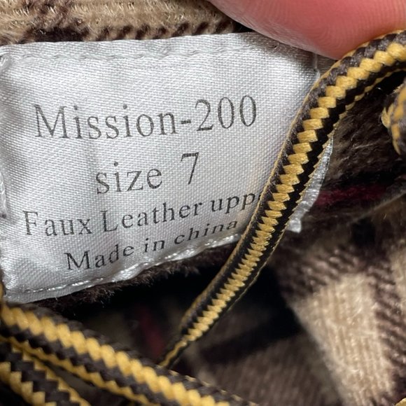 Henry Ferrera Womens Tan Lace up Snow Duck Boots Size 7 - Picture 6 of 10